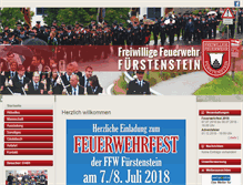 Tablet Screenshot of feuerwehr-fuerstenstein.de